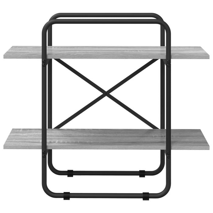 Raft pentru cărți 2 niveluri 60 x 35 x 70 cm PB Sonoma gri WALTI