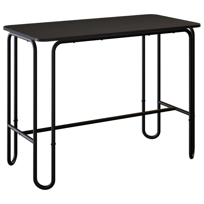 Masă de dining 100 x 50 x 75 cm Lemn prelucrat Negru WALTI