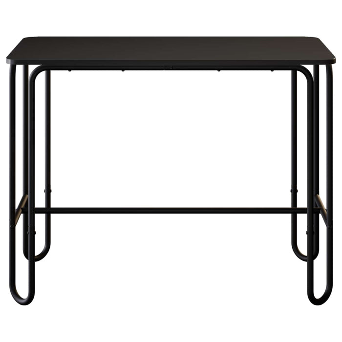 Masă de dining 100 x 50 x 75 cm Lemn prelucrat Negru WALTI