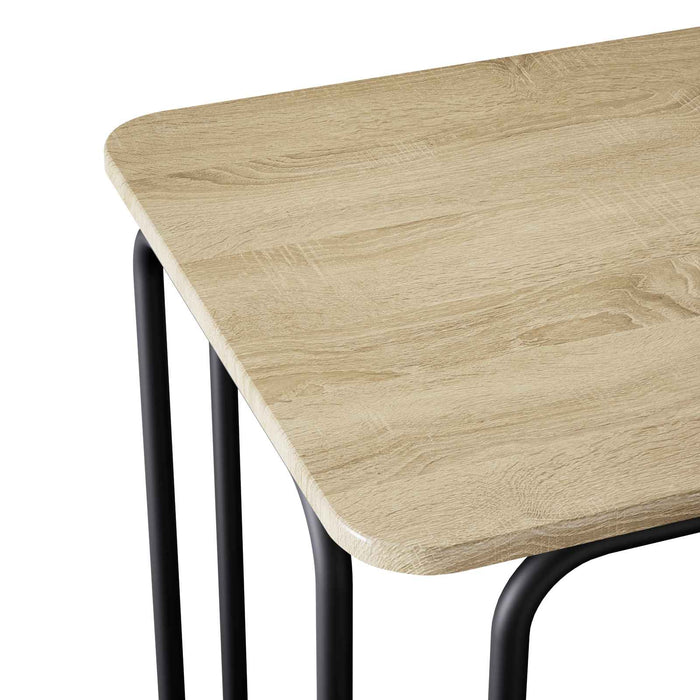 Masă de dining 100 x 50 x 75 cm Lemn prelucrat Stejar Sonoma WALTI
