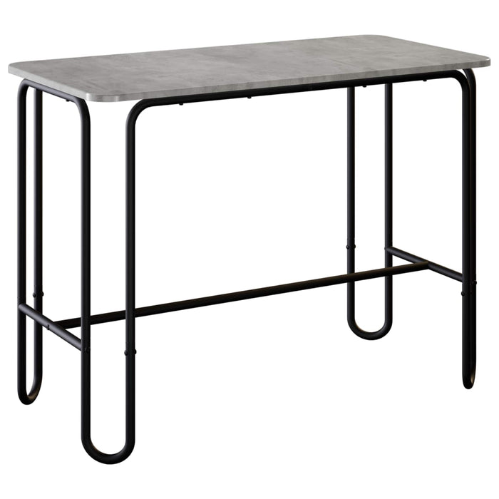 Masă de dining 100 x 50 x 75 cm Lemn prelucrat Gri Beton WALTI