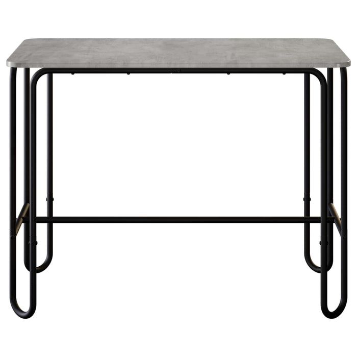 Masă de dining 100 x 50 x 75 cm Lemn prelucrat Gri Beton WALTI