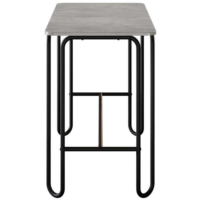Masă de dining 100 x 50 x 75 cm Lemn prelucrat Gri Beton WALTI