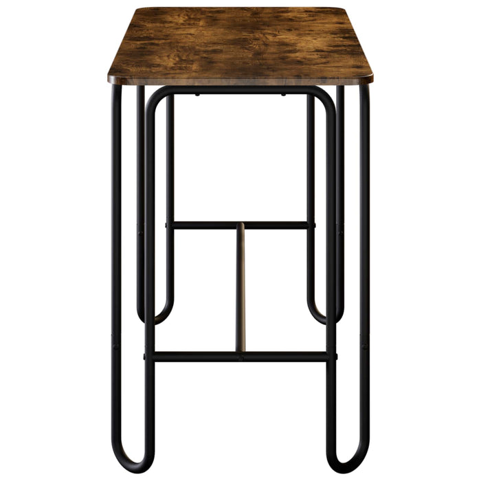 Masă de dining 100 x 50 x 75 cm Lemn prelucrat Stejar fumuriu WALTI