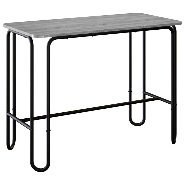 Masă de dining 100 x 50 x 75 cm Lemn prelucrat Sonoma gri WALTI
