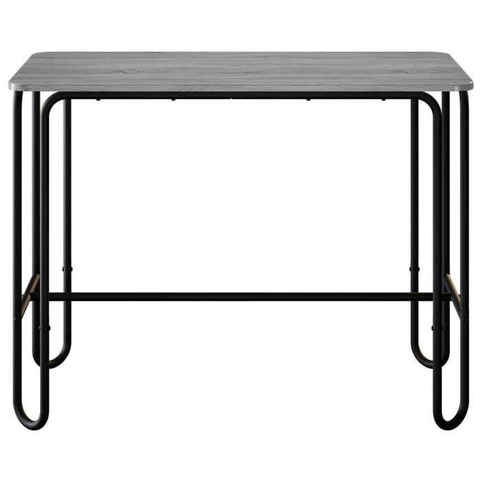 Masă de dining 100 x 50 x 75 cm Lemn prelucrat Sonoma gri WALTI