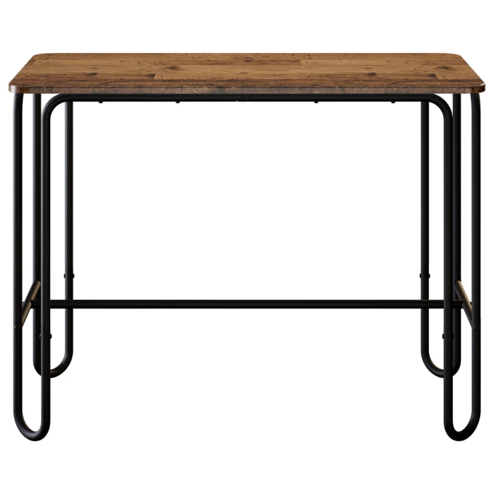 Masă de dining 100 x 50 x 75 cm Lemn prelucrat Lemn vechi WALTI