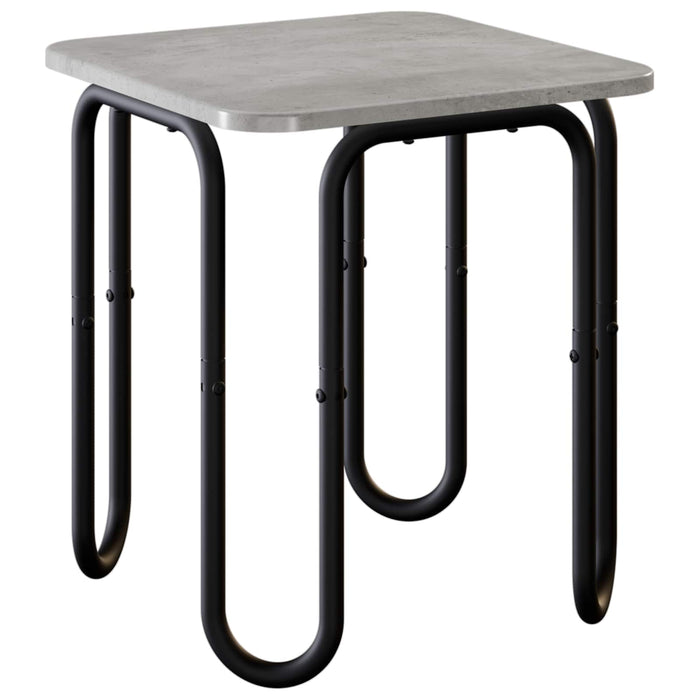 Masă de cafea Gri Beton 40 x 40 x 45 cm Lemn prelucrat WALTI