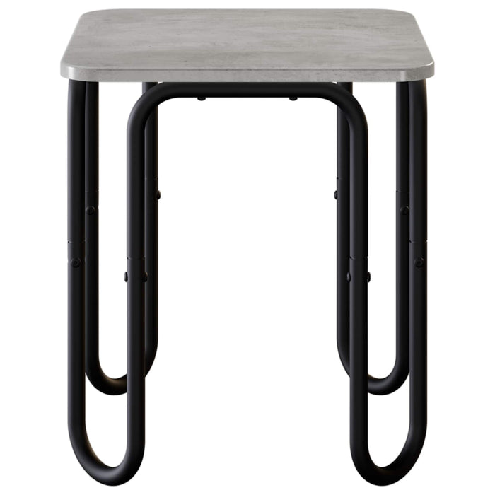 Masă de cafea Gri Beton 40 x 40 x 45 cm Lemn prelucrat WALTI