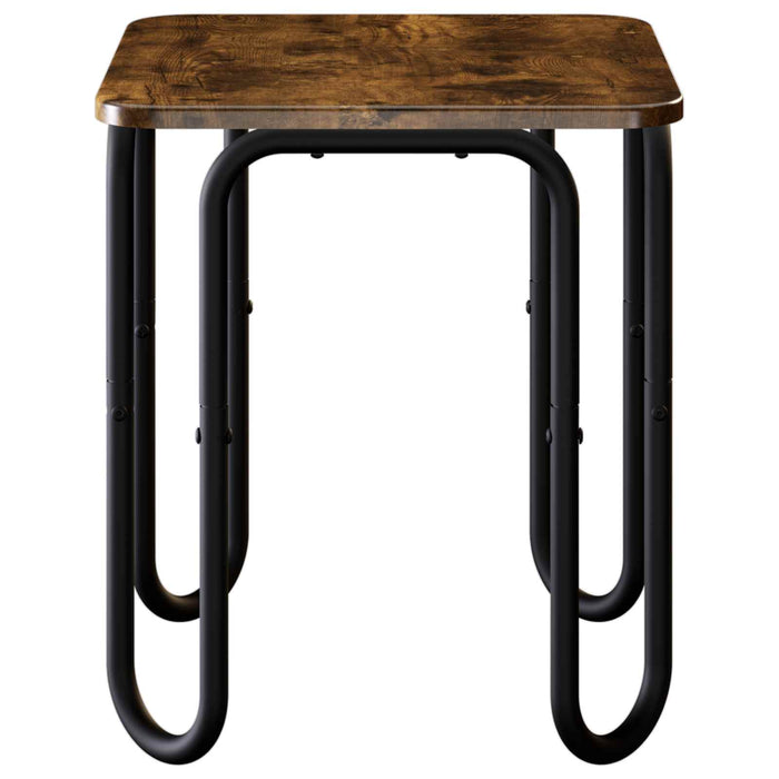 Masă de cafea Stejar fumuriu 40 x 40 x 45 cm Lemn prelucrat WALTI