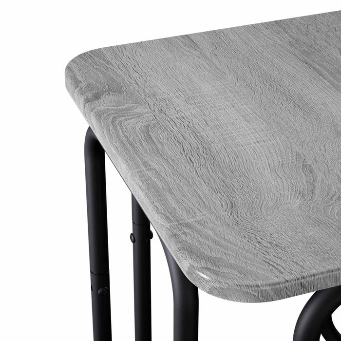 Masă de cafea Sonoma gri 40 x 40 x 45 cm Lemn prelucrat WALTI