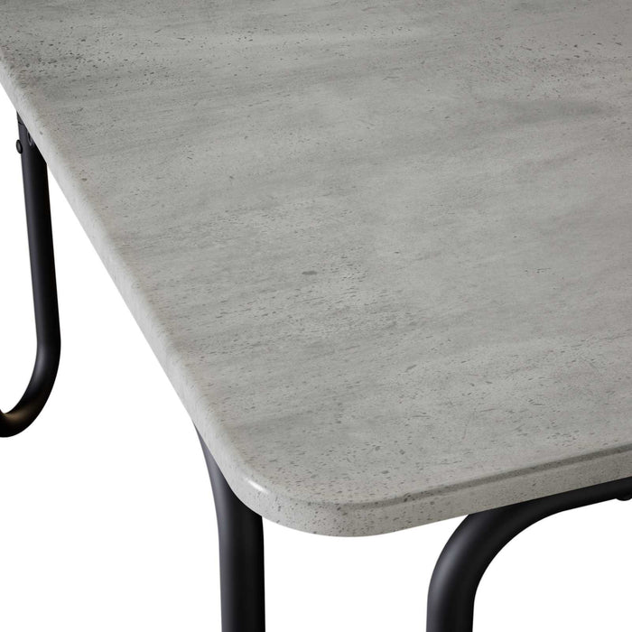Masă de cafea Gri Beton 59 x 59 x 45 cm Lemn prelucrat WALTI