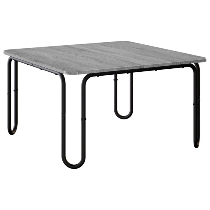 Masă de cafea Sonoma gri 59 x 59 x 45 cm Lemn prelucrat WALTI