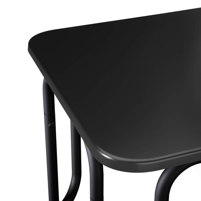 Masă de cafea Negru 79,5 x 40 x 36 cm Lemn prelucrat WALTI