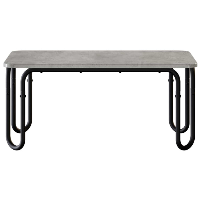Masă de cafea Gri Beton 79,5 x 40 x 36 cm Lemn prelucrat WALTI