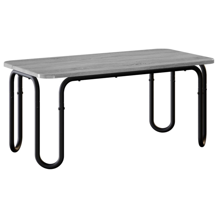 Masă de cafea Sonoma gri 79,5 x 40 x 36 cm Lemn prelucrat WALTI