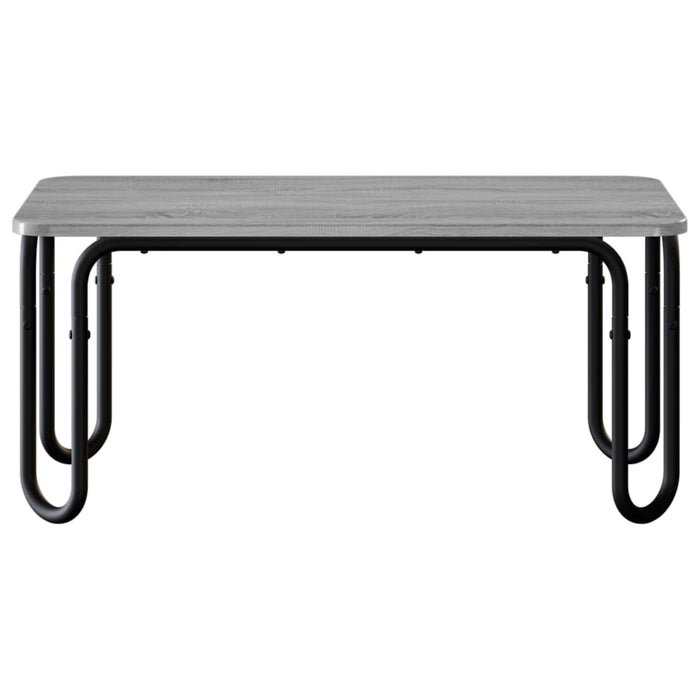 Masă de cafea Sonoma gri 79,5 x 40 x 36 cm Lemn prelucrat WALTI