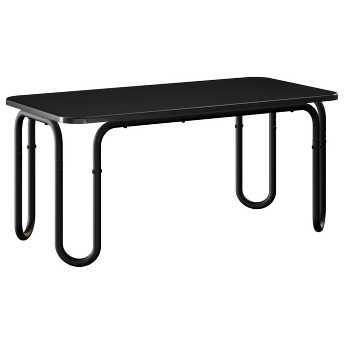 Masă de cafea Negru 100 x 50 x 45 cm Lemn prelucrat WALTI
