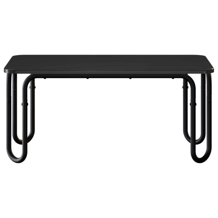 Masă de cafea Negru 100 x 50 x 45 cm Lemn prelucrat WALTI