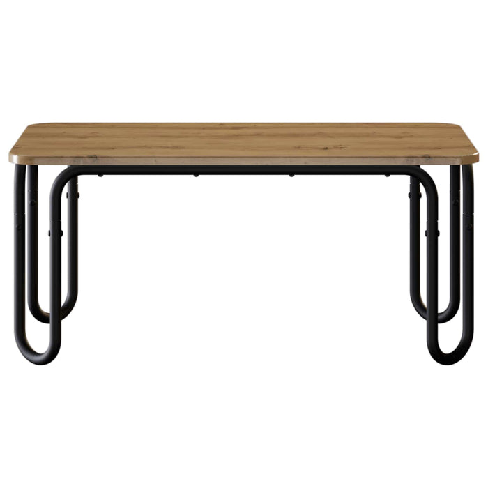 Masă de cafea Stejar Artizanal 100 x 50 x 45 cm Lemn prelucrat WALTI