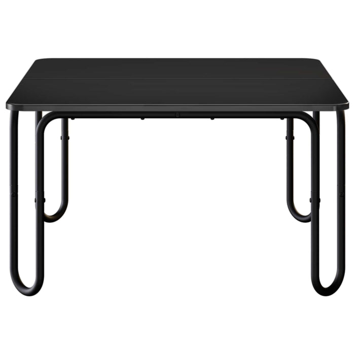 Masă de cafea Negru 79,5 x 79,5 x 45 cm Lemn prelucrat WALTI