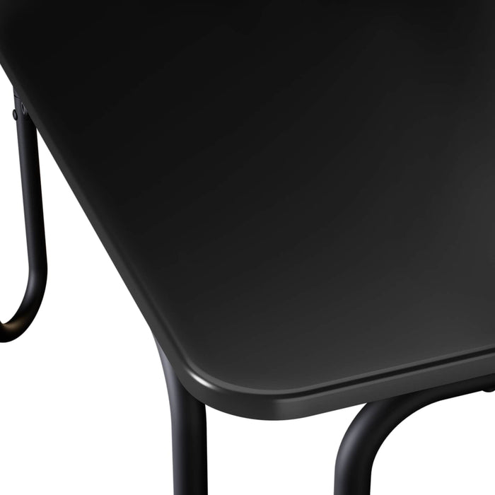 Masă de cafea Negru 100 x 100 x 45 cm Lemn prelucrat WALTI