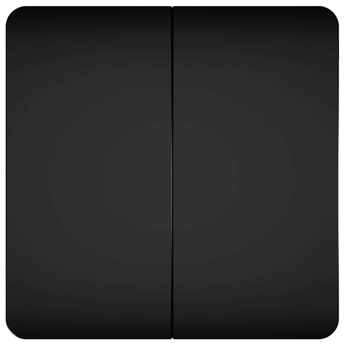 Masă de cafea Negru 100 x 100 x 45 cm Lemn prelucrat WALTI