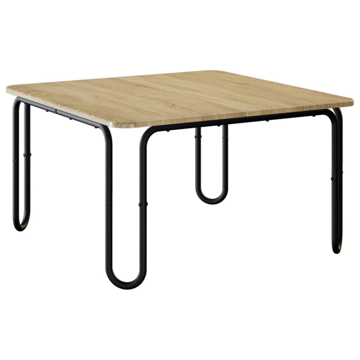 Masă de cafea Stejar Sonoma 100 x 100 x 45 cm Lemn prelucrat WALTI