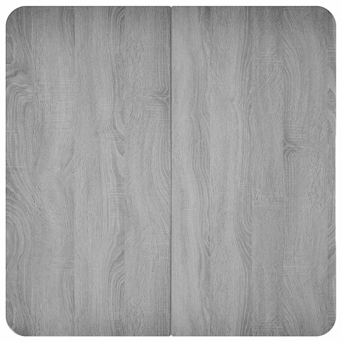 Masă de cafea Sonoma gri 100 x 100 x 45 cm Lemn prelucrat WALTI