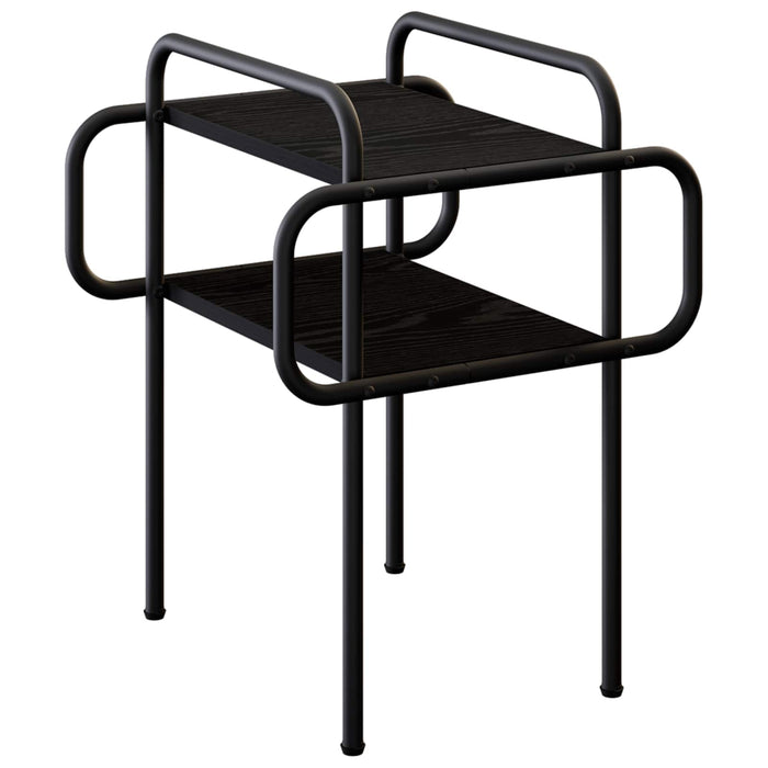 Masă de cafea Stejar Negru 40 x 40 x 51 cm Lemn prelucrat WALTI