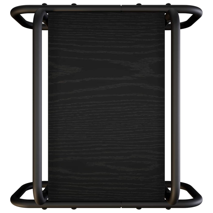 Masă de cafea Stejar Negru 40 x 40 x 51 cm Lemn prelucrat WALTI