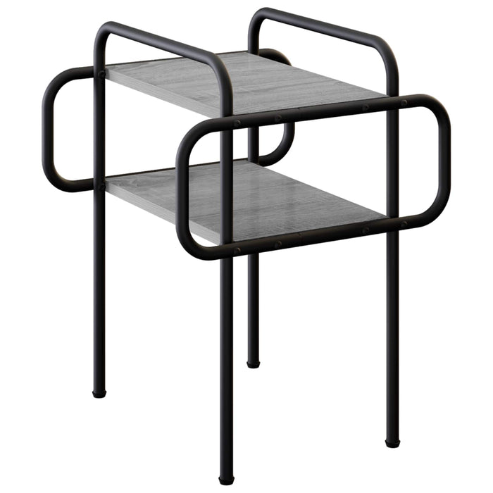 Masă de cafea Sonoma gri 40 x 40 x 51 cm Lemn prelucrat WALTI