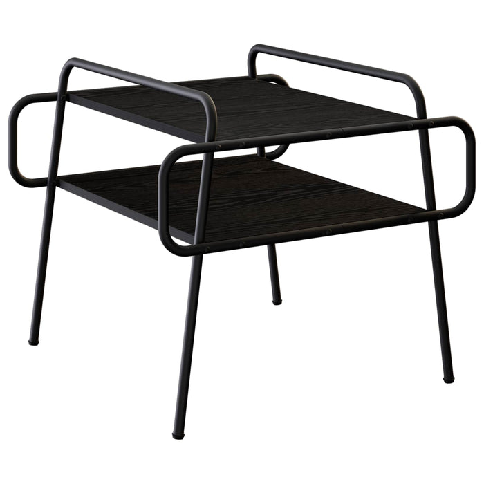 Masă de cafea Stejar Negru 50 x 50 x 51 cm Lemn prelucrat WALTI