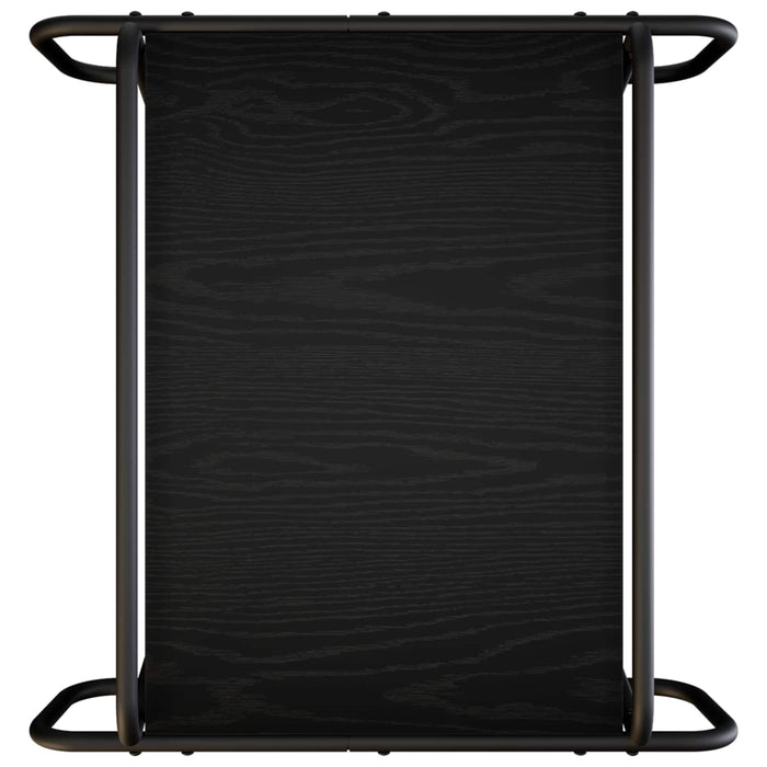 Masă de cafea Stejar Negru 50 x 50 x 51 cm Lemn prelucrat WALTI