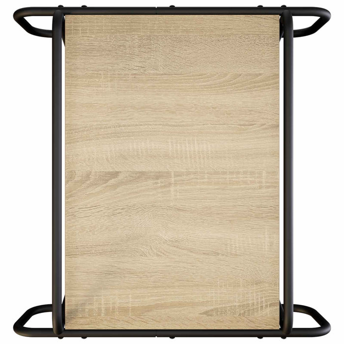 Masă de cafea Stejar Sonoma 50 x 50 x 51 cm Lemn prelucrat WALTI