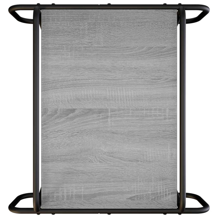 Masă de cafea Sonoma gri 50 x 50 x 51 cm Lemn prelucrat WALTI