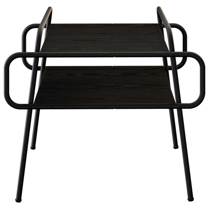 Masă de cafea Stejar Negru 60 x 60 x 51 cm Lemn prelucrat WALTI