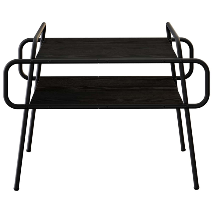 Masă de cafea Stejar Negru 70 x 50 x 51 cm Lemn prelucrat WALTI