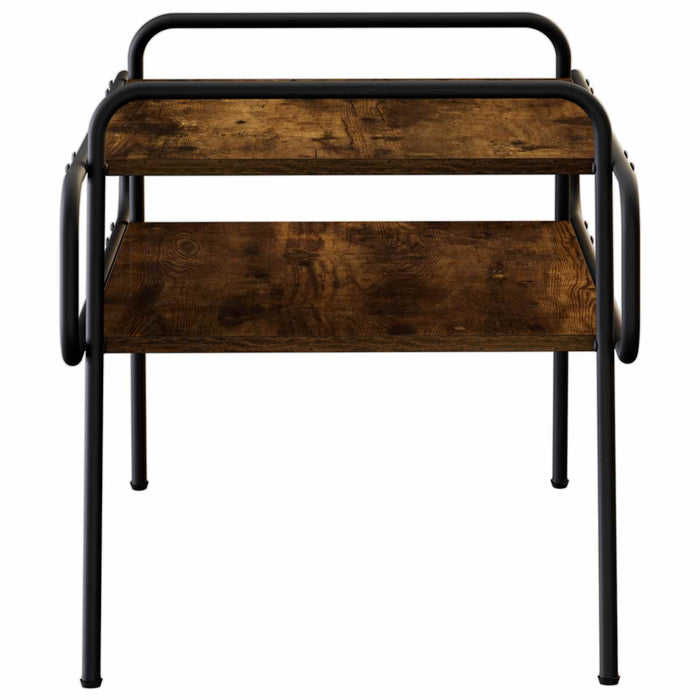 Masă de cafea Stejar fumuriu 70 x 50 x 51 cm Lemn prelucrat WALTI