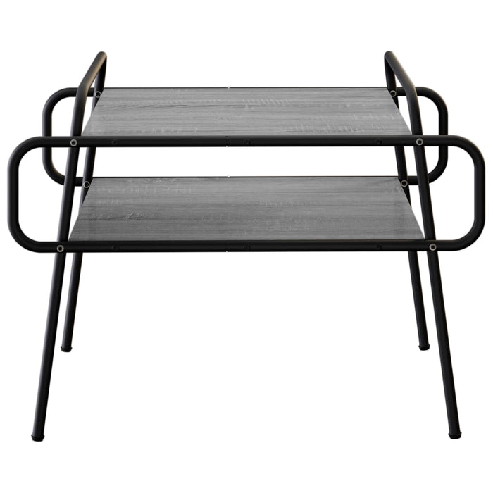 Masă de cafea Sonoma gri 70 x 50 x 51 cm Lemn prelucrat WALTI