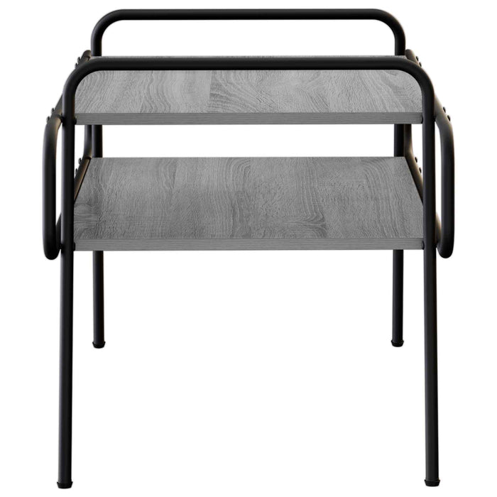 Masă de cafea Sonoma gri 70 x 50 x 51 cm Lemn prelucrat WALTI