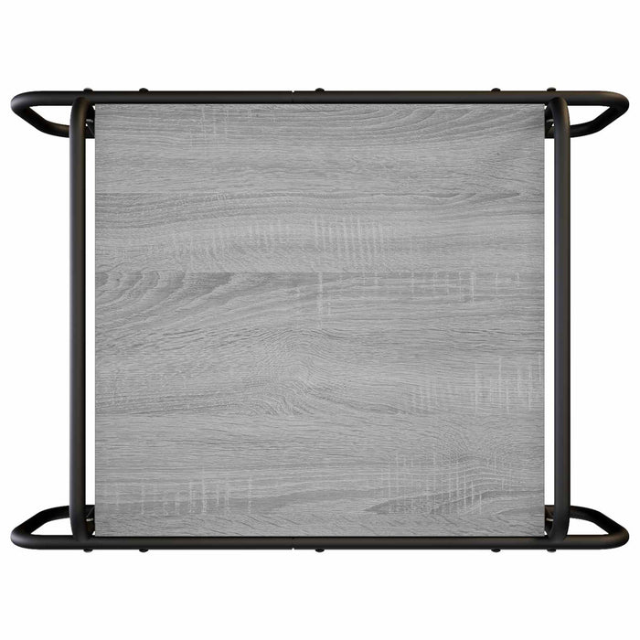 Masă de cafea Sonoma gri 70 x 50 x 51 cm Lemn prelucrat WALTI