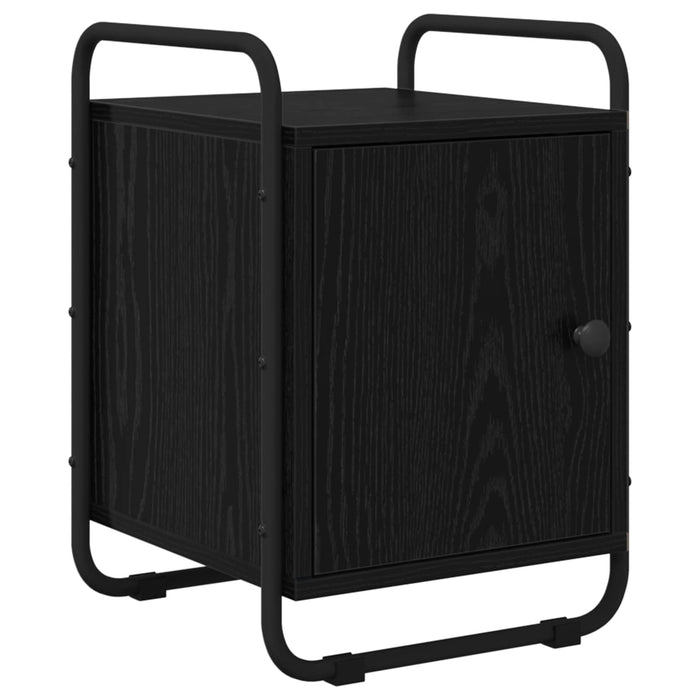Dulap de noapte Stejar Negru 35 x 36,5 x 50 cm Lemn prelucrat WALTI