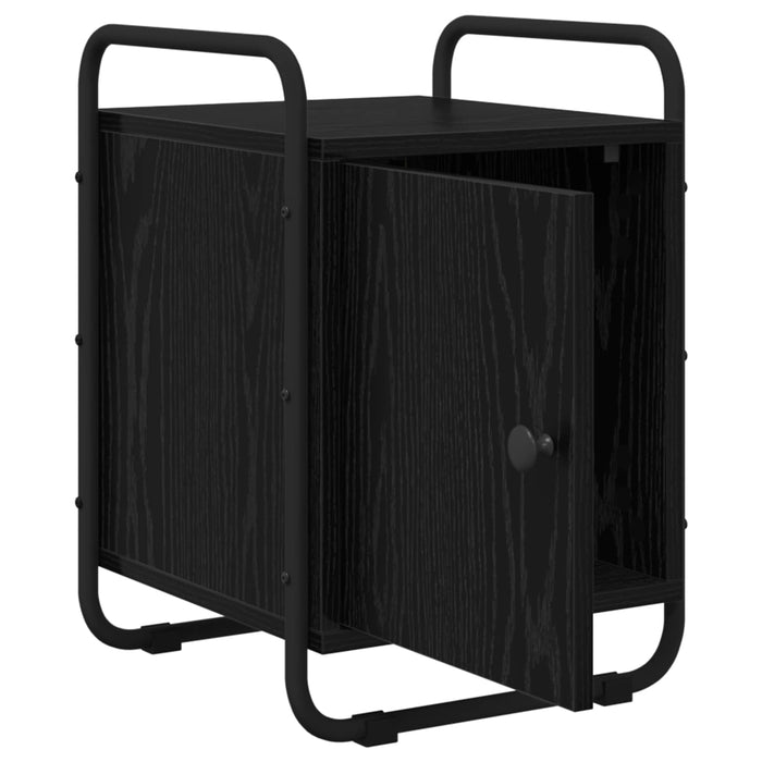 Dulap de noapte Stejar Negru 35 x 36,5 x 50 cm Lemn prelucrat WALTI