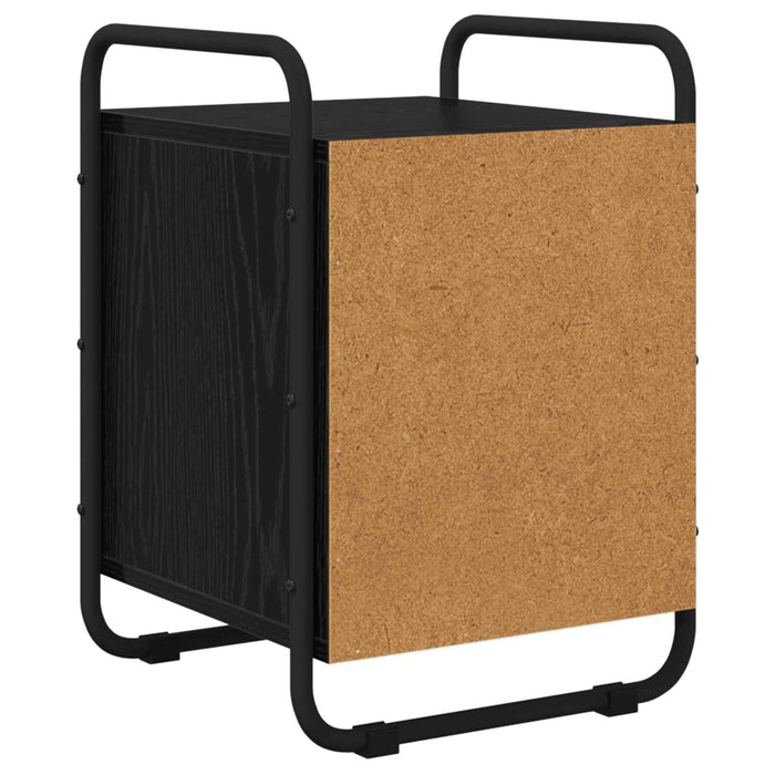 Dulap de noapte Stejar Negru 35 x 36,5 x 50 cm Lemn prelucrat WALTI