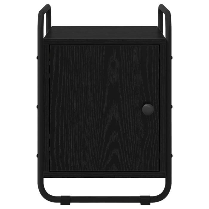 Dulap de noapte 2 buc. Stejar Negru 35 x 36,5 x 50 cm WALTI