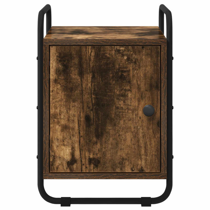 Dulap de noapte Stejar fumuriu 35 x 36,5 x 50 cm Lemn prelucrat WALTI