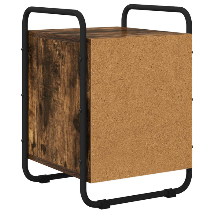 Dulap de noapte 2 buc. Stejar fumuriu 35 x 36,5 x 50 cm WALTI