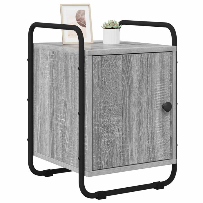 Dulap de noapte Sonoma gri 35 x 36,5 x 50 cm Lemn prelucrat WALTI