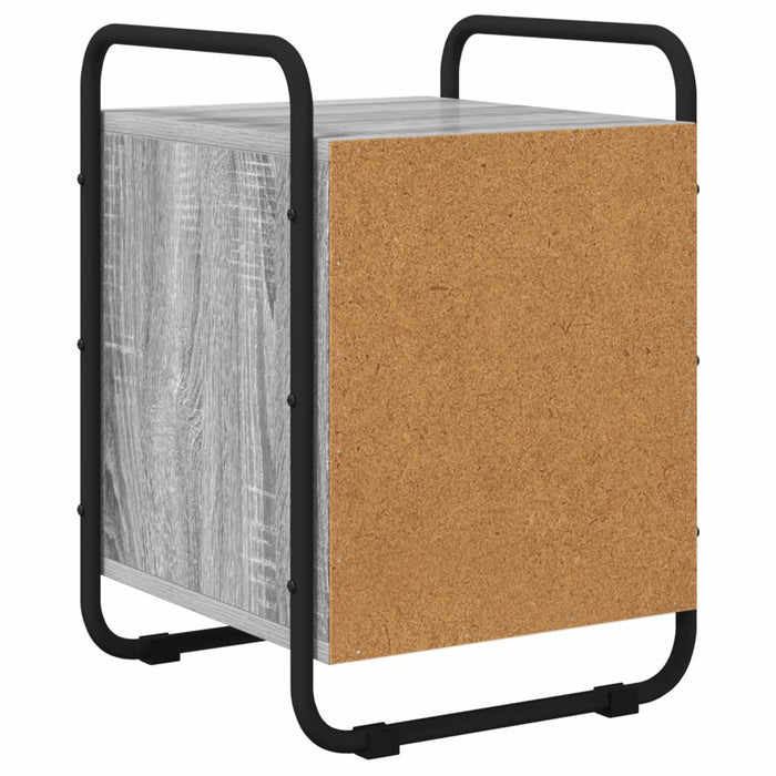 Dulap de noapte 2 buc. Sonoma gri 35 x 36,5 x 50 cm WALTI
